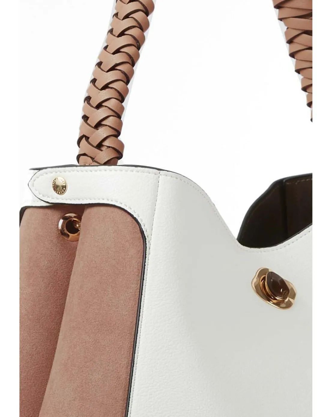 Luella Grey Adriana White Hobo Tote