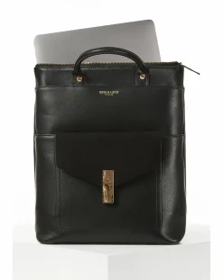 Luella Grey Audrey Black Laptop Backpack
