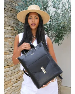 Luella Grey Audrey Black Laptop Backpack