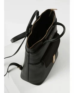 Luella Grey Audrey Black Laptop Backpack