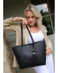 Luella Grey Benny Black Tote & Pouch