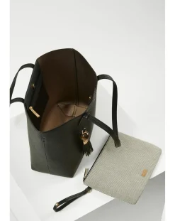 Luella Grey Benny Black Tote & Pouch