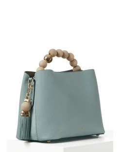 Luella Grey Demi Blue Crossbody Tote