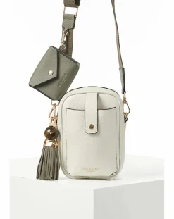 Luella Grey Elise White Camera Crossbody