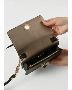 Luella Grey Eloise Black Phone Bag