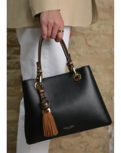 Luella Grey Gala Black Crossbody Tote