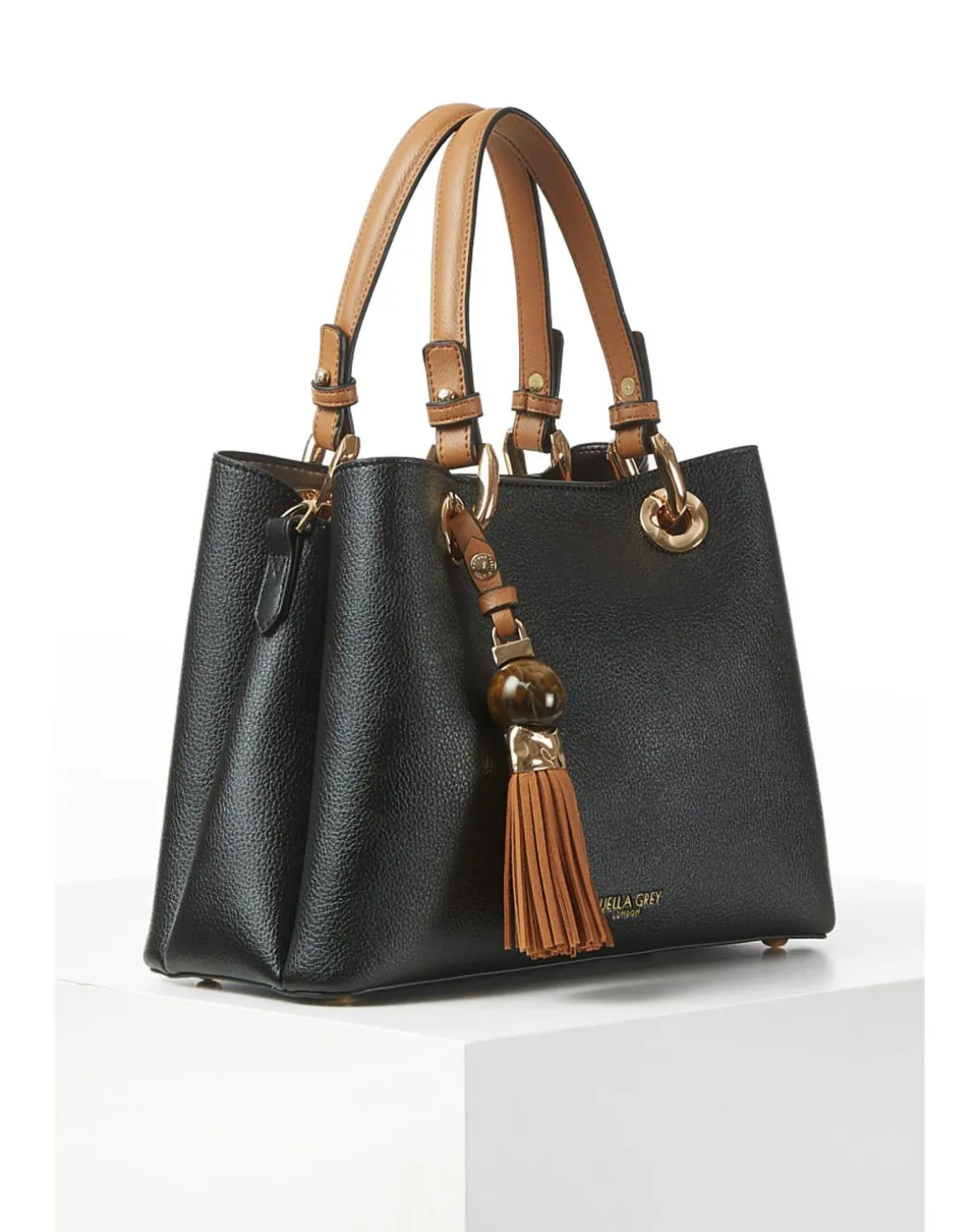 Luella Grey Gala Black Crossbody Tote