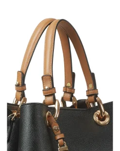 Luella Grey Gala Black Crossbody Tote