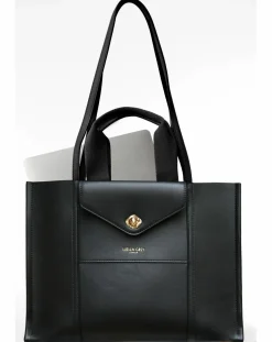 Luella Grey Giselle Black Laptop Tote