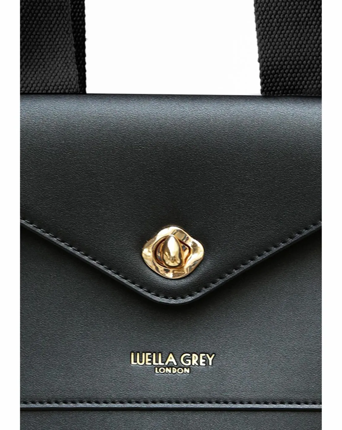 Luella Grey Giselle Black Laptop Tote