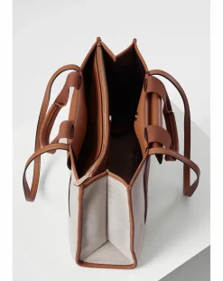 Luella Grey Giselle Camel Laptop Tote