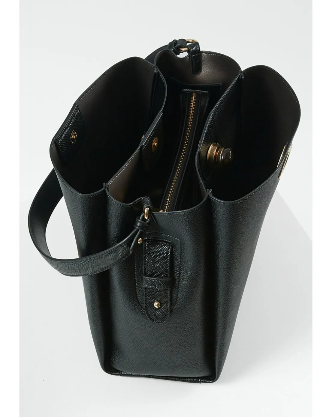 Luella Grey Henri Black Hobo Tote