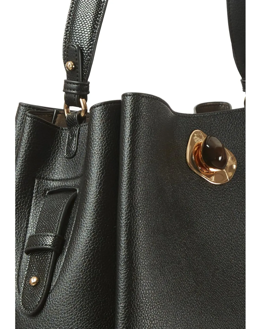 Luella Grey Henri Black Hobo Tote