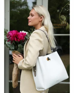 Luella Grey Henri White Hobo Tote