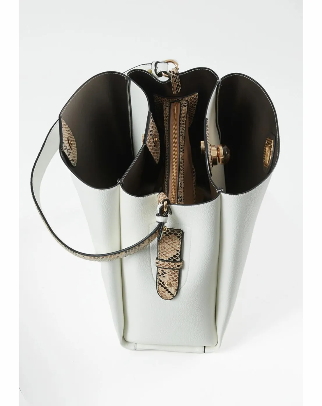 Luella Grey Henri White Hobo Tote