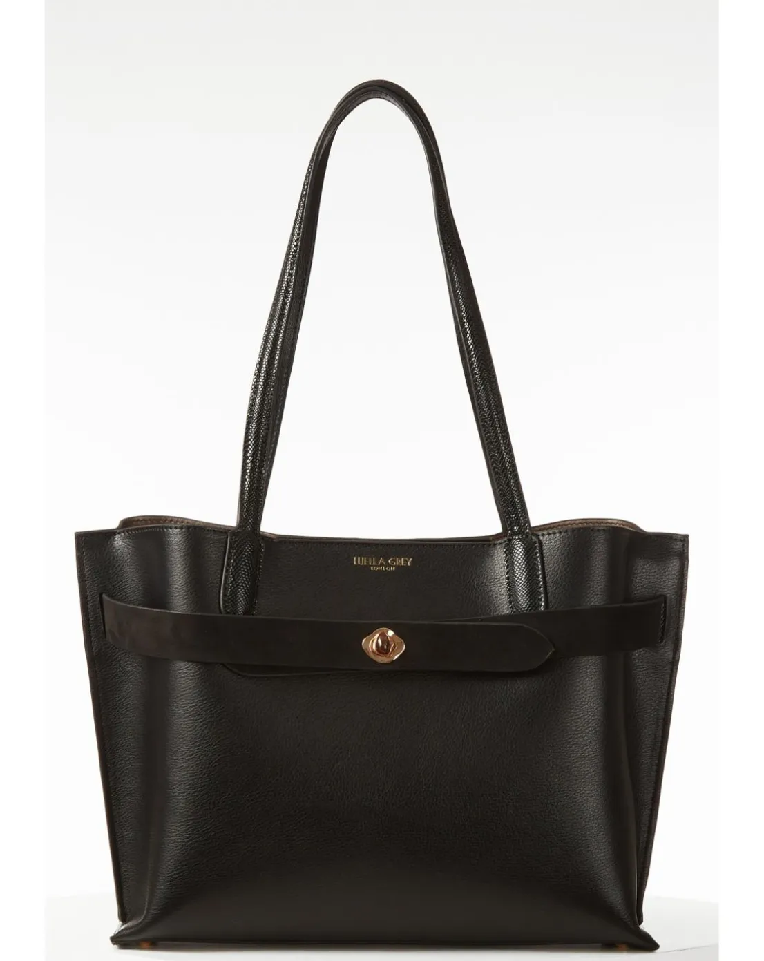 Luella Grey Oriana Black Laptop Tote