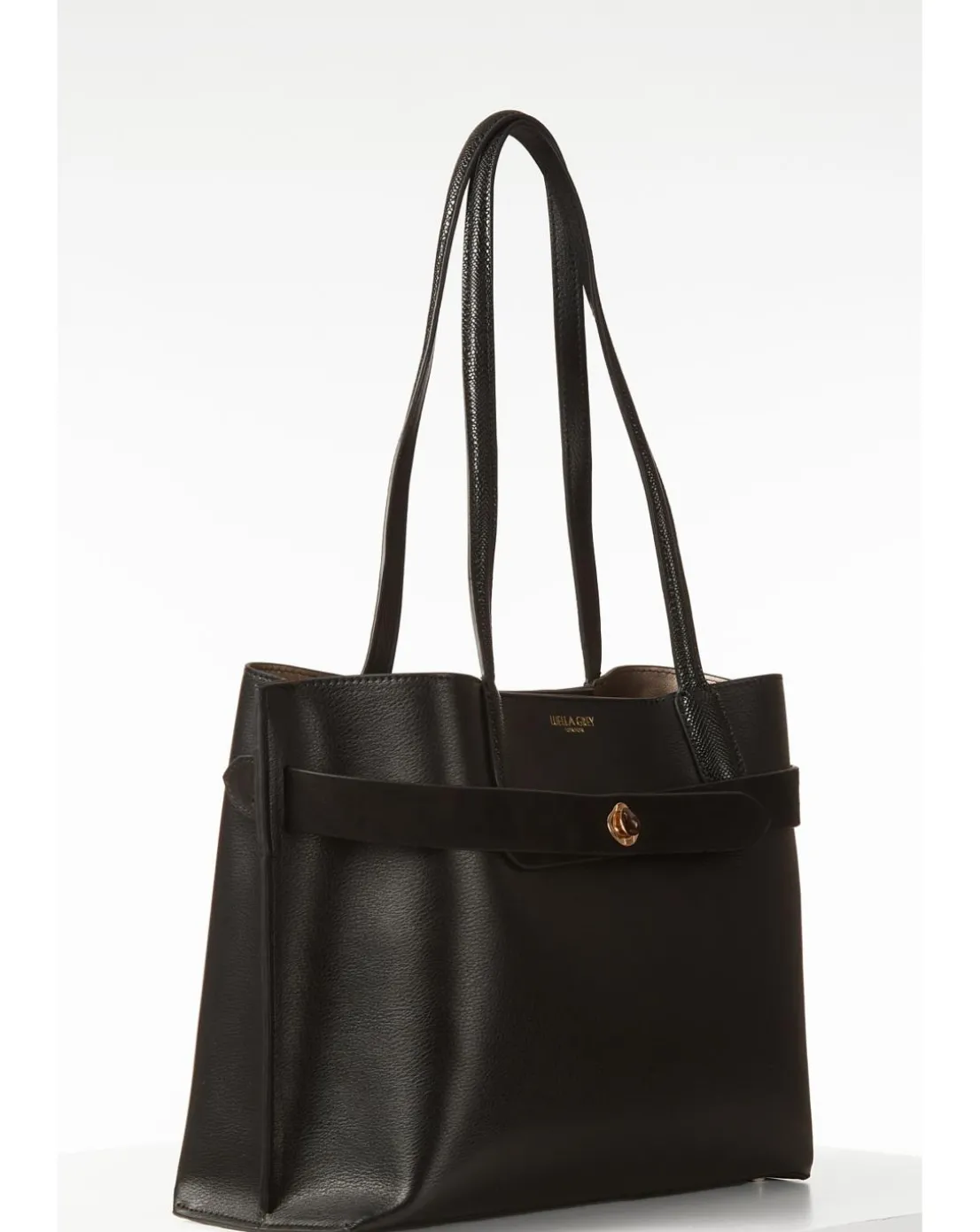 Luella Grey Oriana Black Laptop Tote