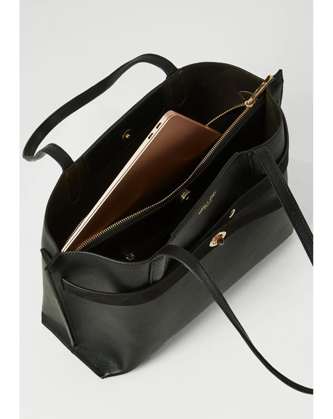 Luella Grey Oriana Black Laptop Tote