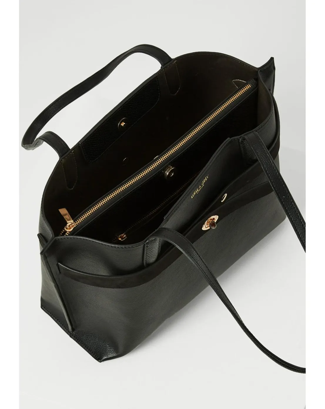 Luella Grey Oriana Black Laptop Tote