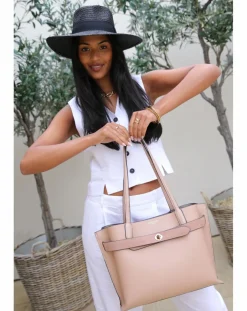 Luella Grey Oriana Mocha Laptop Tote