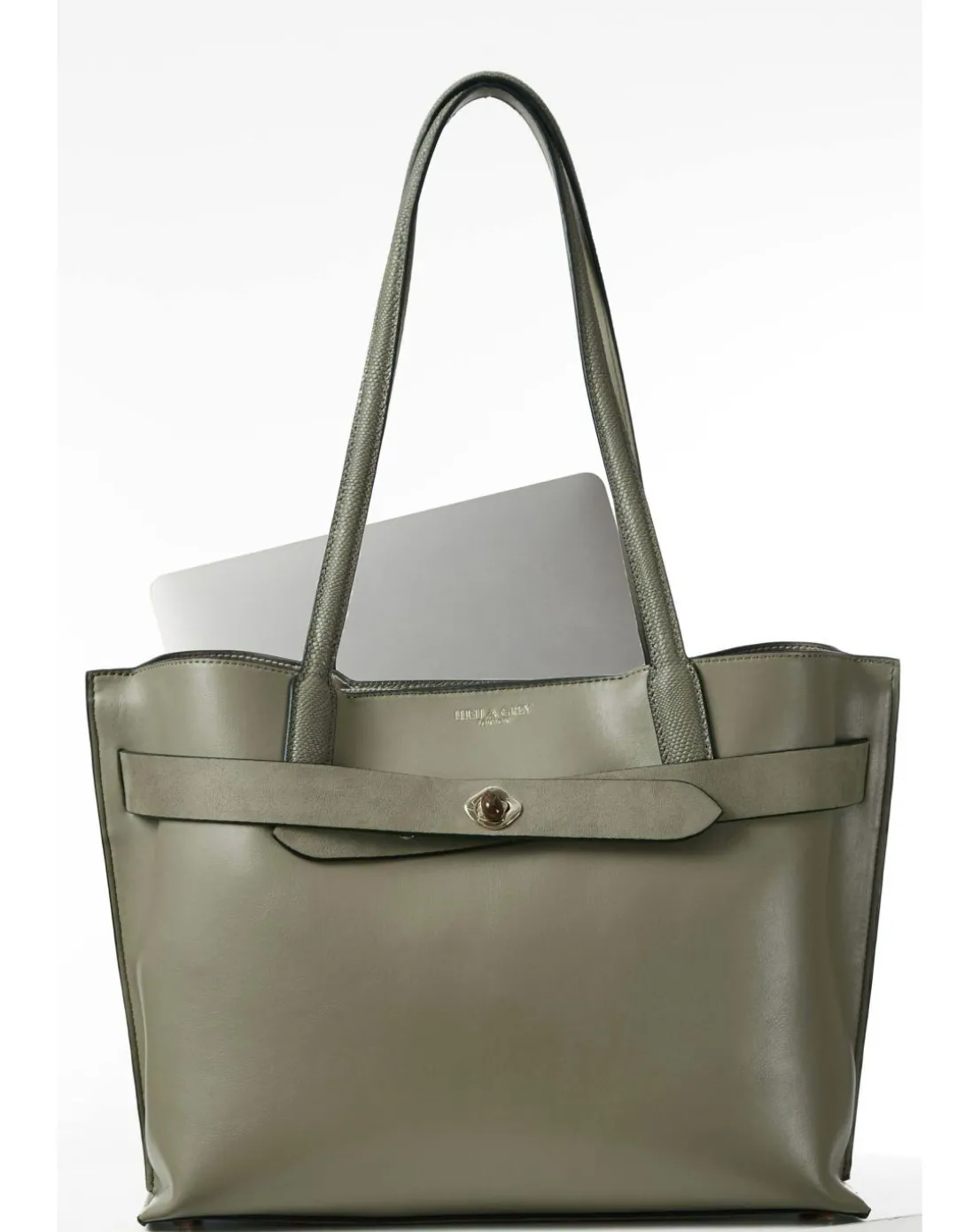 Luella Grey Oriana Sage Laptop Tote