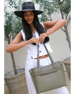 Luella Grey Oriana Sage Laptop Tote