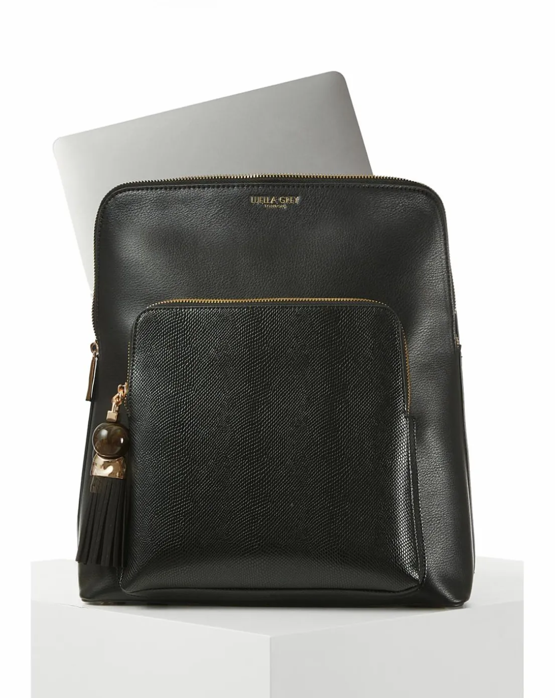 Luella Grey Philly Black Laptop Backpack