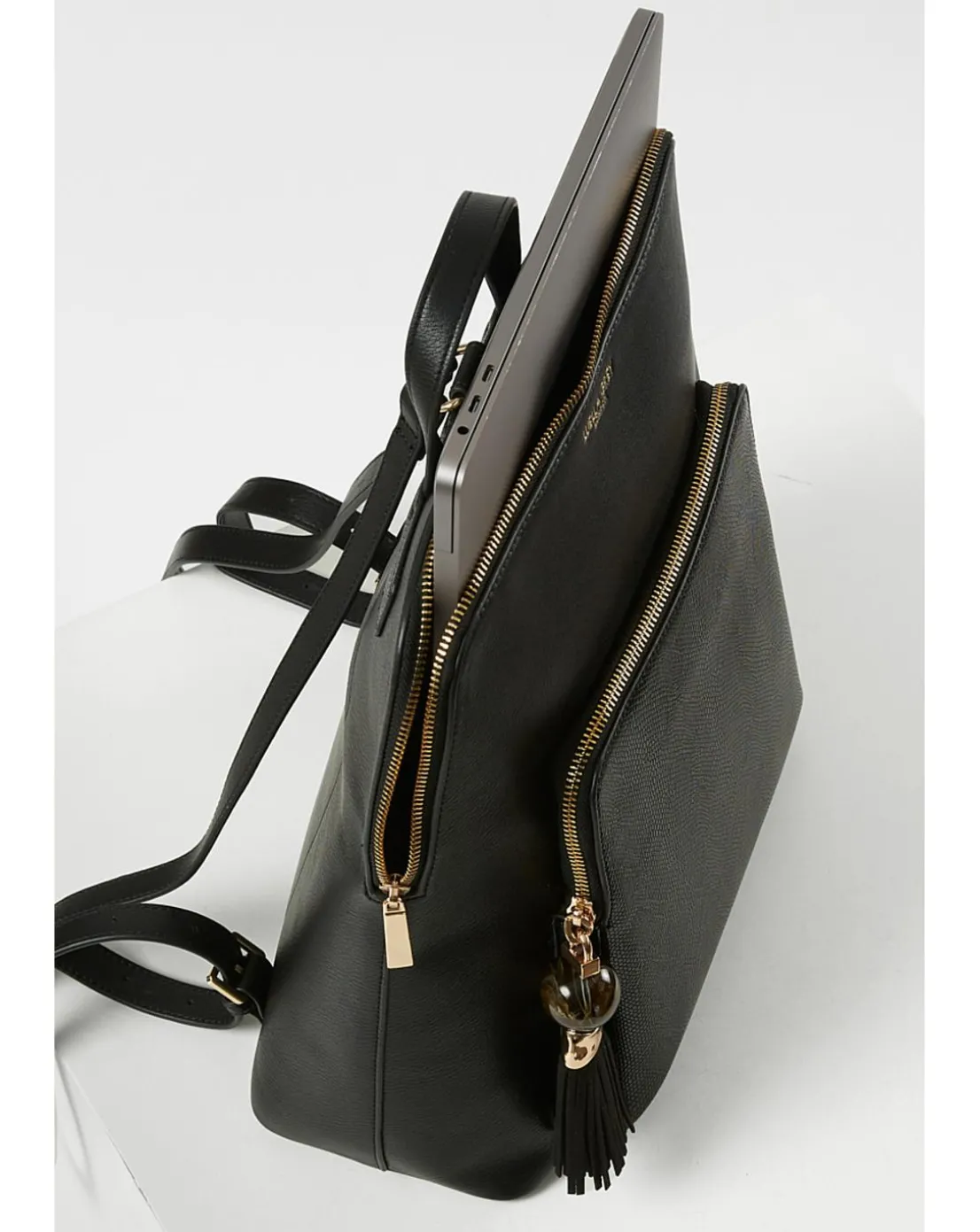 Luella Grey Philly Black Laptop Backpack