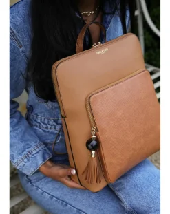 Luella Grey Philly Camel Laptop Backpack