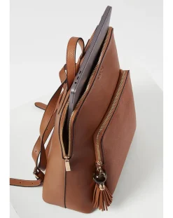 Luella Grey Philly Camel Laptop Backpack