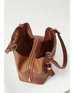 Luella Grey Sienna Camel Hobo Tote