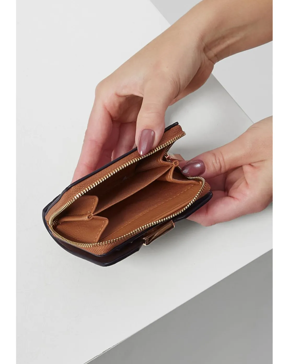 Luella Grey Sylvie Camel Small Purse