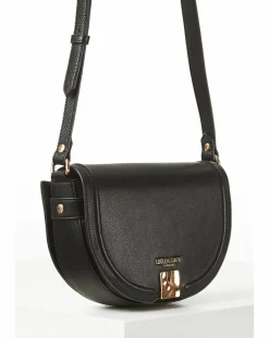 Luella Grey Tara Black Saddle Crossbody