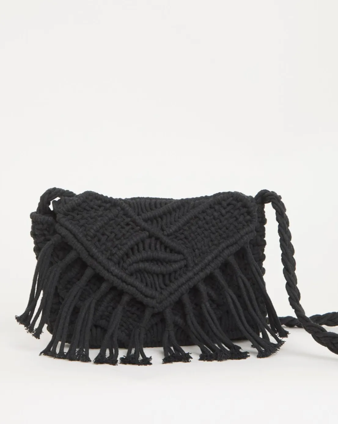 Macrame Crossbody Bag
