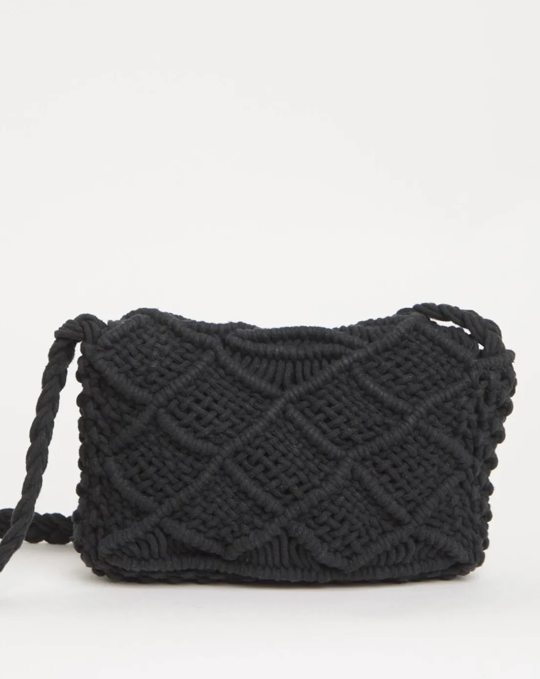 Macrame Crossbody Bag