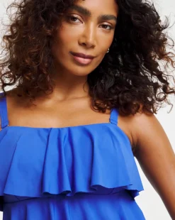 MAGISCULPT Bandeau Ruffle Swimsuit