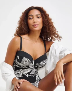 MAGISCULPT Bandeau Tummy Control Swimsuit