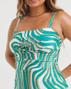 MAGISCULPT Bandeau Tummy Control Swimsuit