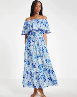 MAGISCULPT Bardot Beach Dress