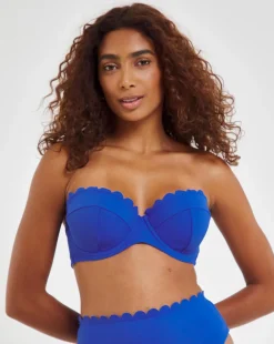 MAGISCULPT Contour Me Scalloped Edge Bandeau Bikini Top