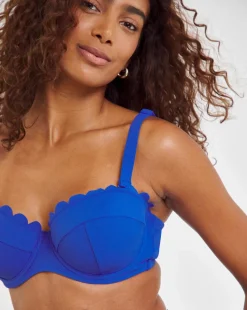 MAGISCULPT Contour Me Scalloped Edge Bandeau Bikini Top