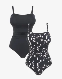 MAGISCULPT Firm Control 2 Pack Bandeau Swimsuits