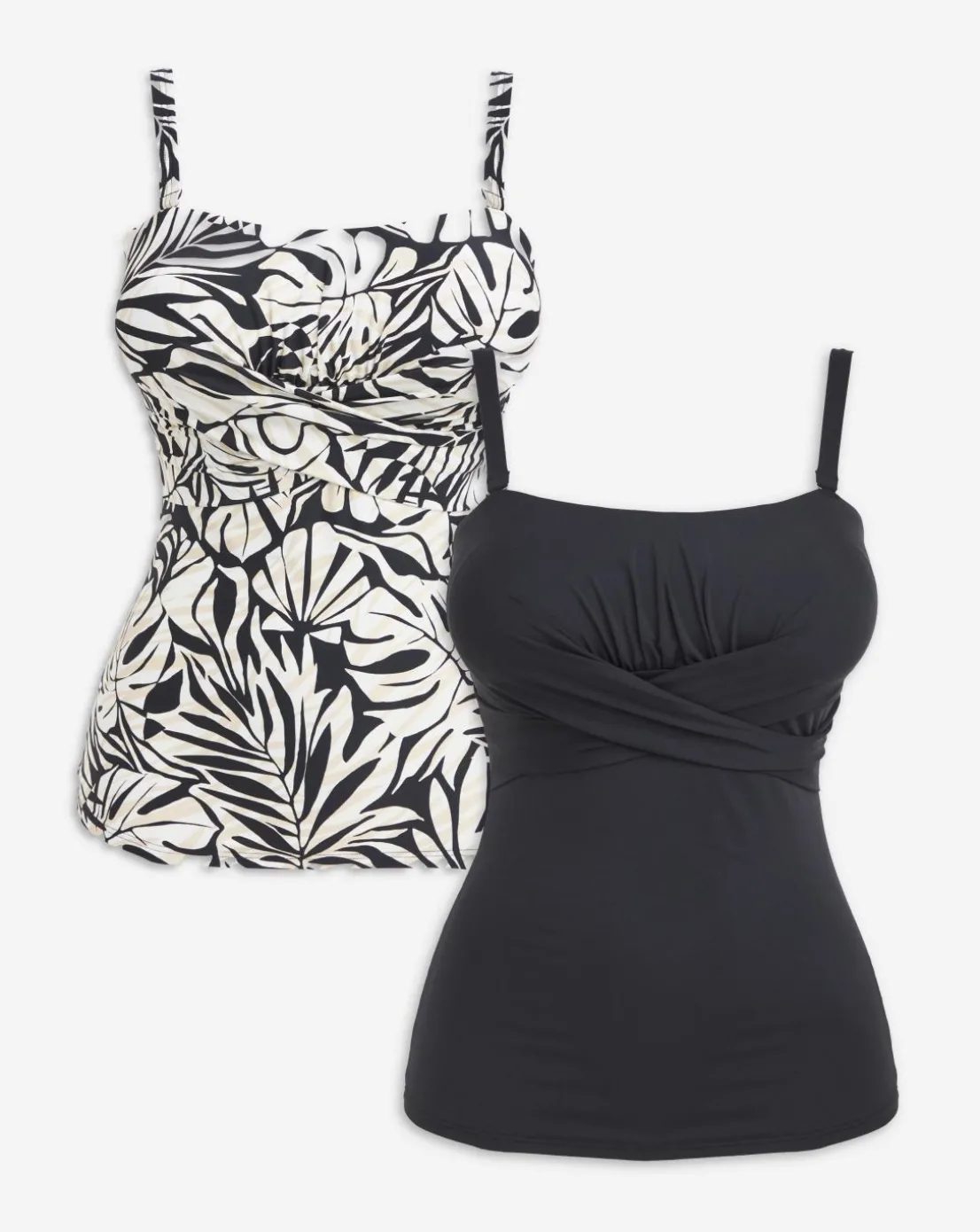 MAGISCULPT Firm Control 2 Pack Bandeau Tankini Tops