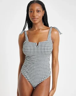 MAGISCULPT Firm Control Contour Me Shoulder Tie Swimsuit