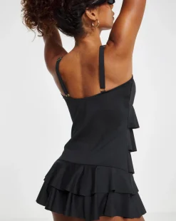 MAGISCULPT Firm Control Ruffle Swimdress