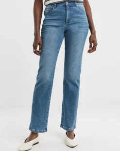 Magisculpt Light Blue Straight Leg Jeans