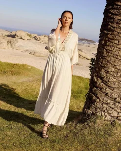 MAGISCULPT Lurex Maxi Beach Kaftan