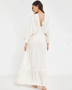 MAGISCULPT Lurex Maxi Beach Kaftan