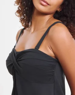 MAGISCULPT Medium Control Twist Front Bandeau Blouson Top