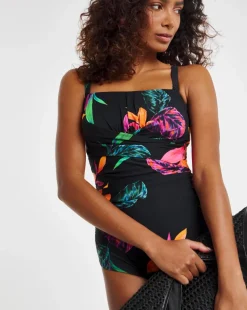 MAGISCULPT Medium Control Bandeau Swimsuit With Detachable Straps